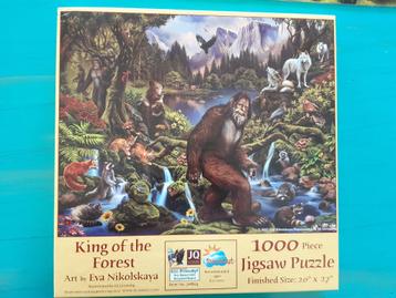 Sunsout puzzel king of the forest bigfoot  beschikbaar voor biedingen
