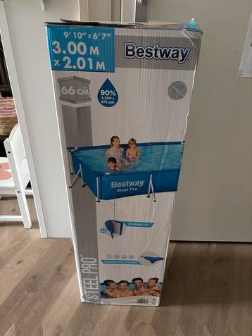 Bestway zwembad 3x2m bieden vanaf €15,- beschikbaar voor biedingen