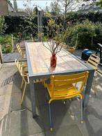 Grote Tuintafel 250 x 100 x 76, Tuin en Terras, Tuinsets en Loungesets, Zo goed als nieuw, Ophalen