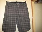 Gijs geruite bermuda, EEL, Unlocked, Kleding | Heren, Ophalen of Verzenden, Zo goed als nieuw, Grijs, Broek of Spijkerbroek
