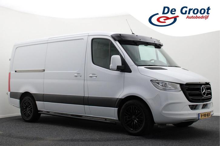 Mercedes-Benz Sprinter 317 CDI Aut. L2H1 3-Zits, Leer, Camer, Auto's, Bestelauto's, Bedrijf, Te koop, ABS, Achteruitrijcamera