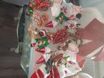 Rode kerstballen en diverse ornamenten, Diversen, Kerst, Ophalen, Gebruikt