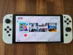 Nintendo switch oled mogelijk met 4 games mario wonder, Ophalen, Zo goed als nieuw, Met 1 controller, Switch OLED
