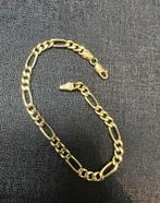 18K gouden Figaro armband, Ophalen of Verzenden, Nieuw, Goud, Goud