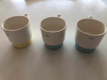 3 Royco Soepbekers Royal Sphinx Pastel beschikbaar voor biedingen