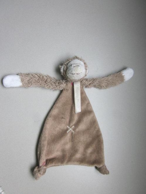 Happy Horse PO5147 bruin pluche druppel doekje met aap, Kinderen en Baby's, Speelgoed | Knuffels en Pluche, Gebruikt, Overige typen