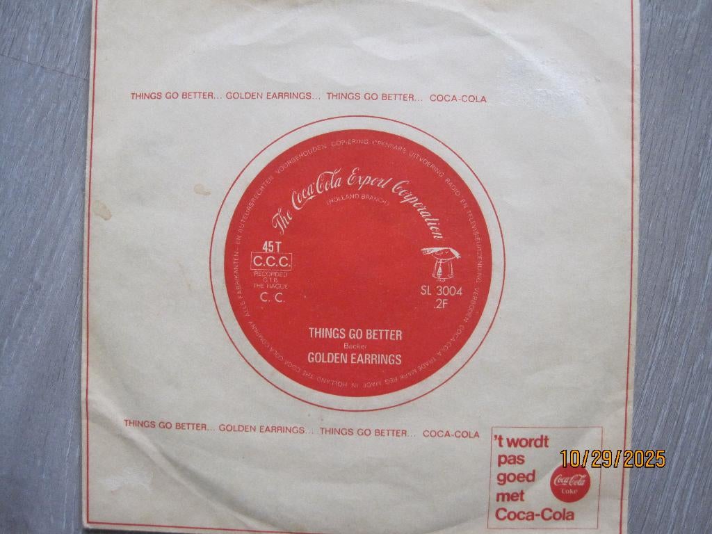 Golden Earrings   -   Thinks go better, Cd's en Dvd's, Vinyl Singles, Verzenden, 7 inch, Single, Zo goed als nieuw