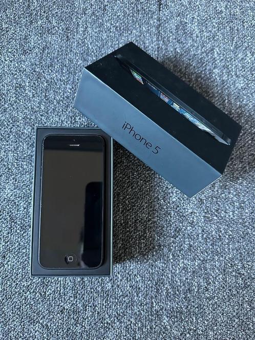 Apple iPhone 5 Black - 16GB, Telecommunicatie, Mobiele telefoons | Apple iPhone, Zo goed als nieuw, 16 GB, Zonder abonnement, Zonder simlock