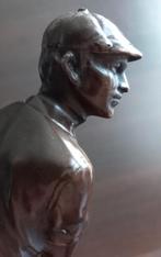 Antiek massief bronzen cricket-figuur uit frankrijk, Brons, Ophalen of Verzenden, Brons