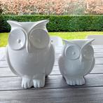 2 keramische uilen, Ophalen of Verzenden, Zo goed als nieuw, Dier