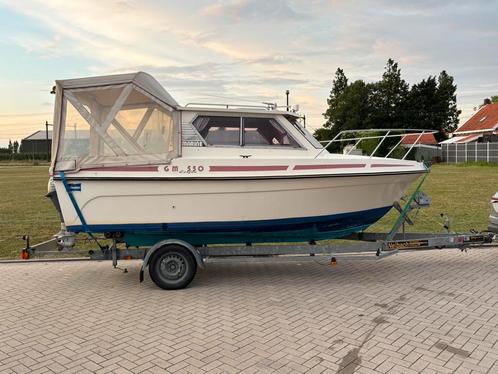 GuyMarine 550 kajuitboot | Yamaha 20 PK 4takt | Trailer, Watersport en Boten, Vis- en Consoleboten, Gebruikt, 10 tot 30 pk, 3 tot 6 meter