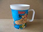 adv10830 asterix plastick beker 1, Ophalen, Asterix en Obelix, Gebruikt, Overige typen