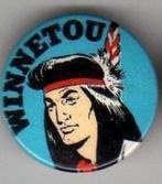 BUTTON WINNETOU INDIAAN (A8), Verzamelen, Verzenden, Gebruikt, Overige onderwerpen
