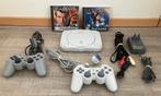 Sony Playstation PSOne met games!, Spelcomputers en Games, Spelcomputers | Sony PlayStation 1, Ophalen, Gebruikt, Met 2 controllers