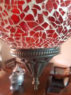 Mooie Turkse, Oosterse (hang) lamp, Ophalen of Verzenden, Zo goed als nieuw, Glas, Minder dan 50 cm