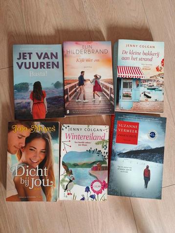6 verschillende chicklits / romans beschikbaar voor biedingen
