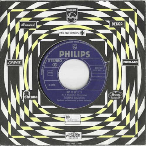 The TIELMAN BROTHERS  1976  SUPER INDO - NEDERPOP T940, Cd's en Dvd's, Vinyl Singles, Single, 7 inch, Ophalen of Verzenden
