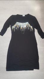 Zwarte Jurk met Zilveren en Gouden Glitters Maat L Bonprix, Zwart, Maat 42/44 (L), Ophalen of Verzenden, Gedragen