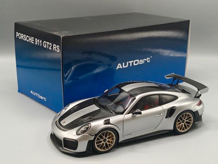 AutoArt 1:18 Porsche 911 (991.2) GT2 RS Weissach Package NEW, Hobby en Vrije tijd, Modelauto's | 1:18, Nieuw, Auto, Autoart, Ophalen of Verzenden
