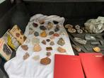 Verzameling 46 grote Edelstenen mineralen fossielen, Ophalen, Mineraal