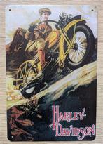 Leuke Harley Davidson Reclame Vintage Style Wandbord, Verzenden, Nieuw