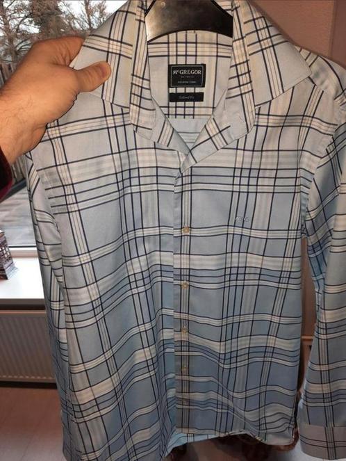 Mcgregor blouse maat 38 T5 tailored fit, Kleding | Heren, Overhemden, Zo goed als nieuw, Halswijdte 38 (S) of kleiner, Blauw, Ophalen of Verzenden