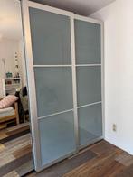 Ikea Pax kast donkerbruin met schuifdeuren 150cm breed, Ophalen, Gebruikt, Metaal, 200 cm of meer