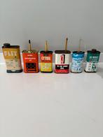 Diverse olie spuitjes, Verzamelen, Merken en Reclamevoorwerpen, Verzenden, Zo goed als nieuw, Verpakking