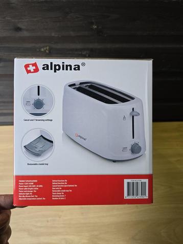 Alpina Broodrooster - Nieuw in doos! beschikbaar voor biedingen