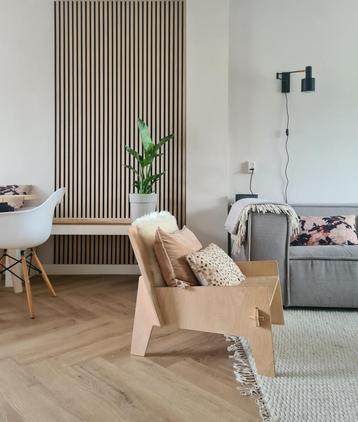 Akoestische wandpanelen | Lattenwand | Wanddecoratie Eiken beschikbaar voor biedingen