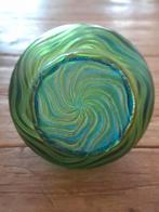 Art nouveau groen iriserend vaasje Kralik ca. 12 cm., Ophalen of Verzenden