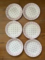 6 borden, Huis en Inrichting, Keuken | Servies, Verzenden, Gebruikt, Overige stijlen, Bord(en)