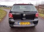Volkswagen Polo 1.4-16V Cross (bj 2008, automaat), Auto's, Volkswagen, 82 pk, Zwart, Bedrijf, 1111 kg