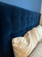 Ikea Kongsfjord boxspring 160x220, Ophalen, Gebruikt, Blauw, Tweepersoons