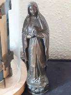 Klein mariabeeldje ,sculptuur metaal "bronsachtig?"religieus, Ophalen of Verzenden