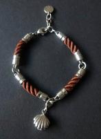 Ti Sento Sterling armband met bedel van schelp en parel, Ophalen of Verzenden, Zo goed als nieuw, Zilver, Zilver