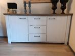 Kast dressoir wit met houtkleur., Huis en Inrichting, Kasten | Dressoirs, Ophalen, Zo goed als nieuw, 25 tot 50 cm, 150 tot 200 cm