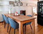 Houten Eettafel, Huis en Inrichting, Tafels | Eettafels, Ophalen, Gebruikt, 200 cm of meer, 50 tot 100 cm