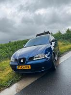 Seat Ibiza 1.4 16V 55KW 2003 Blauw Nieuwe APK, Voorwielaandrijving, 15 km/l, 74 pk, Zwart