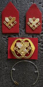 Baretembleem Intendance 13 Zeshoekige schakels, Verzamelen, Verzenden, Landmacht, Nederland, Embleem of Badge