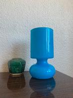 IKEA Lykta Mushroom Vintage Tafellamp blauw 80’s, Huis en Inrichting, Lampen | Tafellampen, Minder dan 50 cm, Glas, 80’s Retro