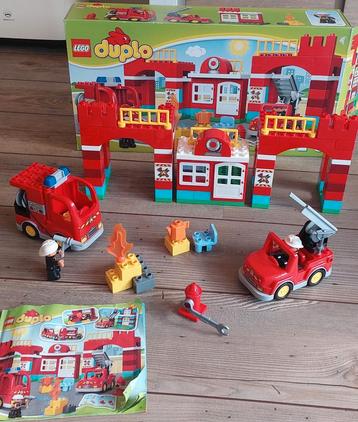 Duplo brandweerkazerne compleet met doos (10593) beschikbaar voor biedingen