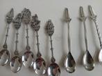 Theelepels met boten, Antiek en Kunst, Antiek | Bestek, Ophalen of Verzenden