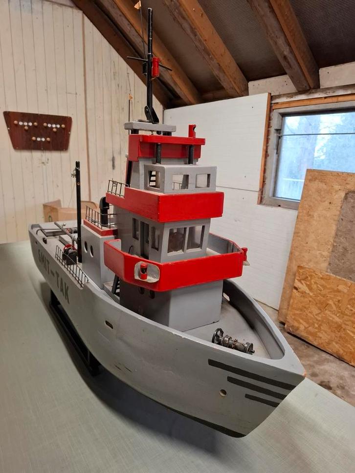 Sleepboot model - Smit-Tak, Hobby en Vrije tijd, Modelbouw | Boten en Schepen, Gebruikt, Groter dan 1:32, Overige merken, Ophalen of Verzenden