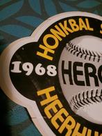 Honkbal softbal 1968 vintage sticker, Verzamelen, Overige typen, Gebruikt, Ophalen of Verzenden