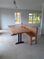 Massief eiken tafel en bank!, Huis en Inrichting, Ophalen