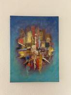 Kleurig abstract werk, Ophalen