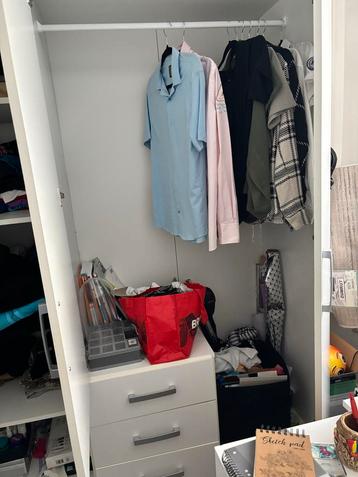 Kledingkast met spiegel, 150x200x60cm beschikbaar voor biedingen