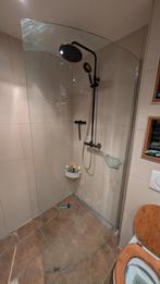 Gebogen douchewand - gratis (beschadigd), Ophalen, Gebruikt