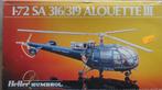 Alouette III BE decals Heller 1/72, Hobby en Vrije tijd, Modelbouw | Vliegtuigen en Helikopters, Overige merken, 1:72 tot 1:144